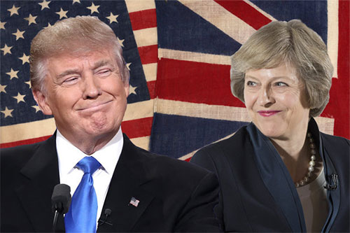 Theresa May se coloca más cerca de Donald Trump Reino Unido critica a Kerry por sus palabras sobre el gobierno israelí
